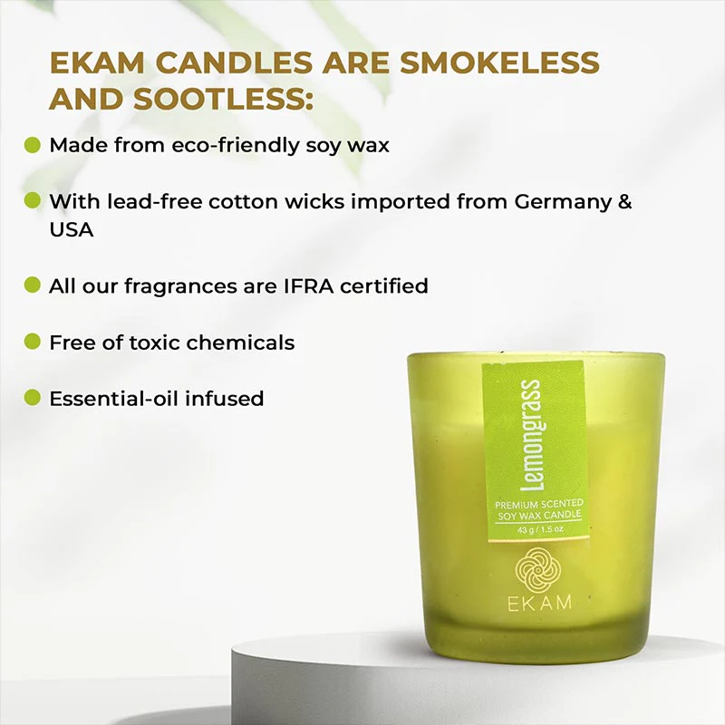 4 Pack Candles Gift Set| Temple bloom, Mahogany, Rose, Lemongrass - Image 12
