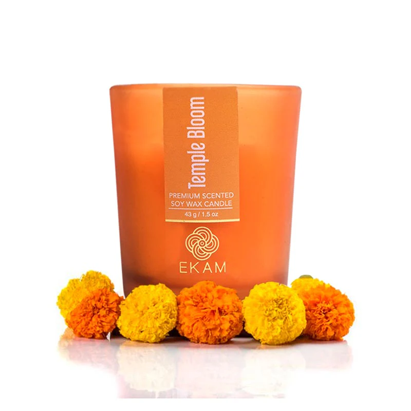 4 Pack Candles Gift Set| Temple bloom, Mahogany, Rose, Lemongrass - Image 3