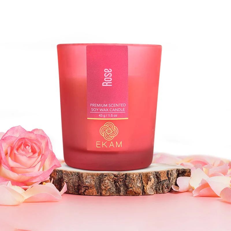 4 Pack Candles Gift Set| Temple bloom, Mahogany, Rose, Lemongrass - Image 4