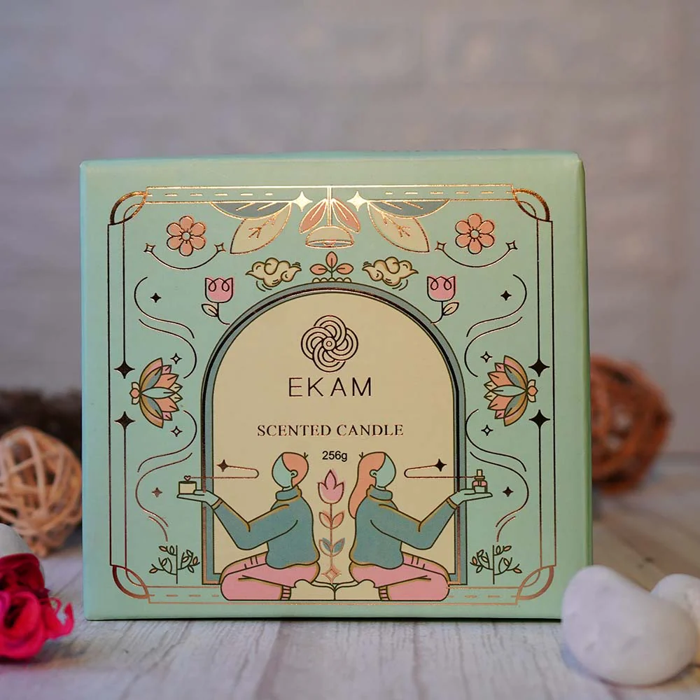 Black Tea & Pomegranate 3 Wick Scented Candle - Image 11
