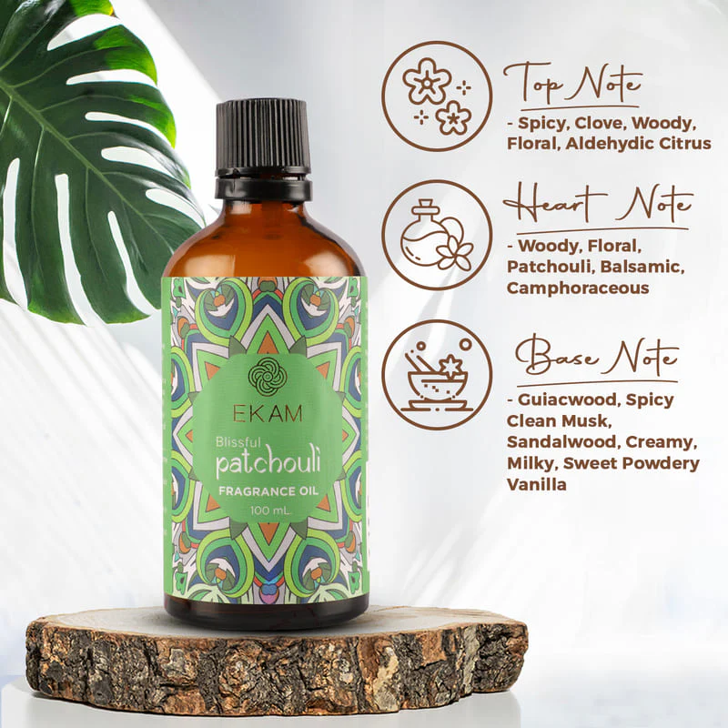 Blissful Patchouli Fragrance Oil, 100ml - Image 5