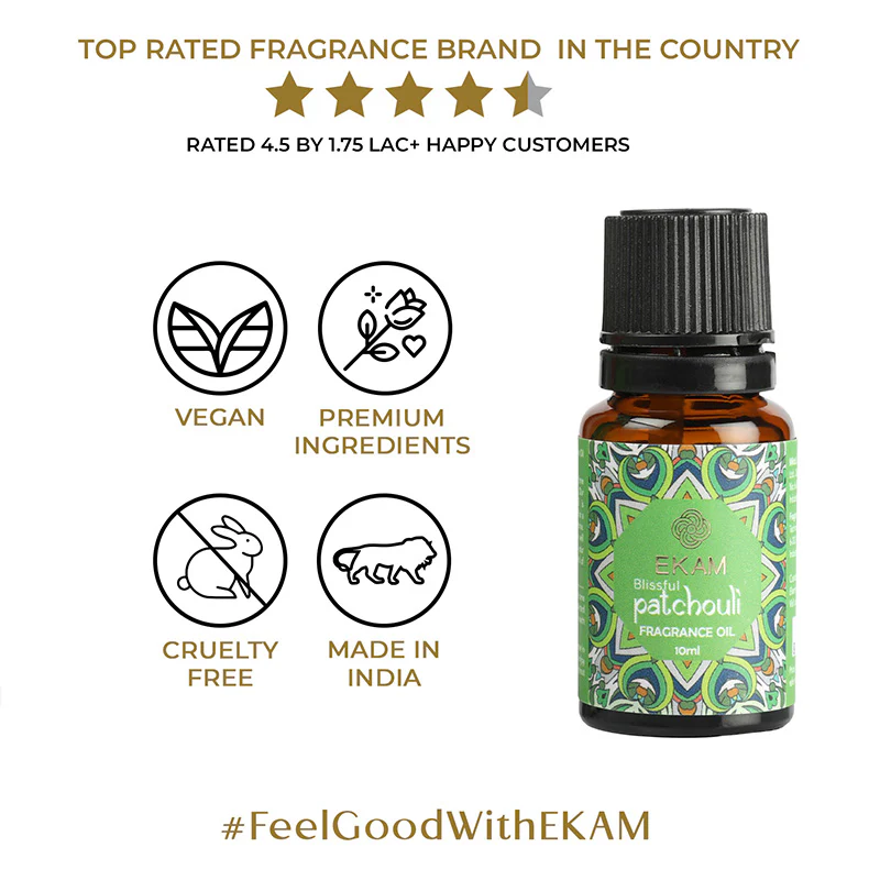 Blissful Patchouli Fragrance Oil, 10ml - Image 4