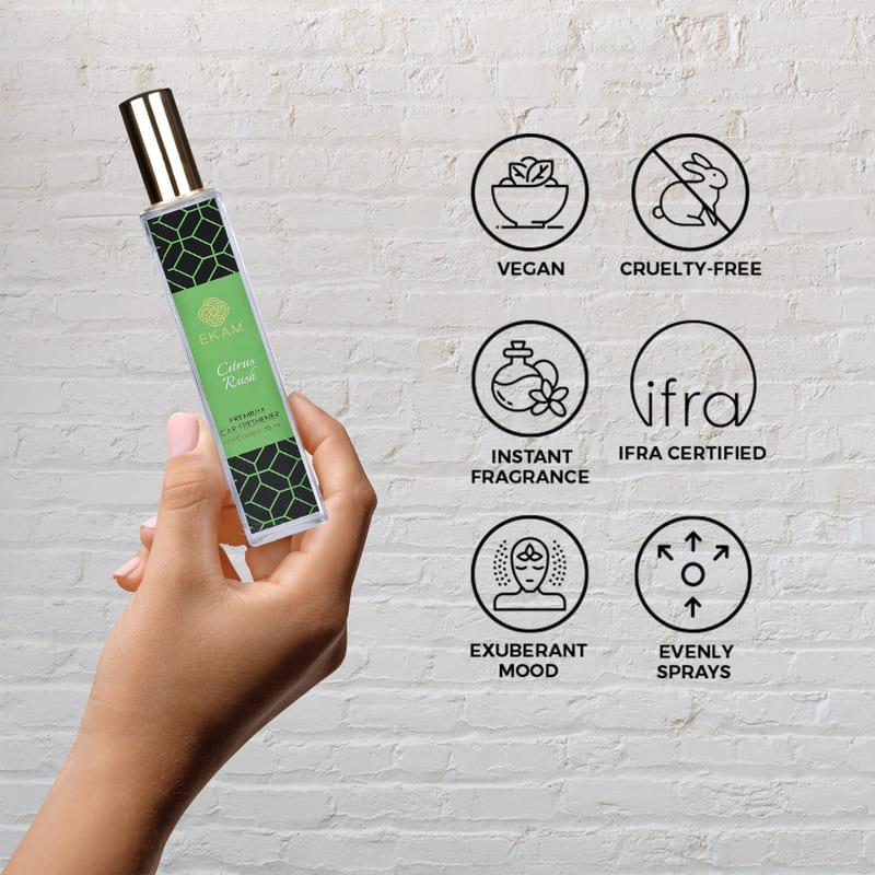 Citrus Rush Car Freshener, 50ml - Image 4