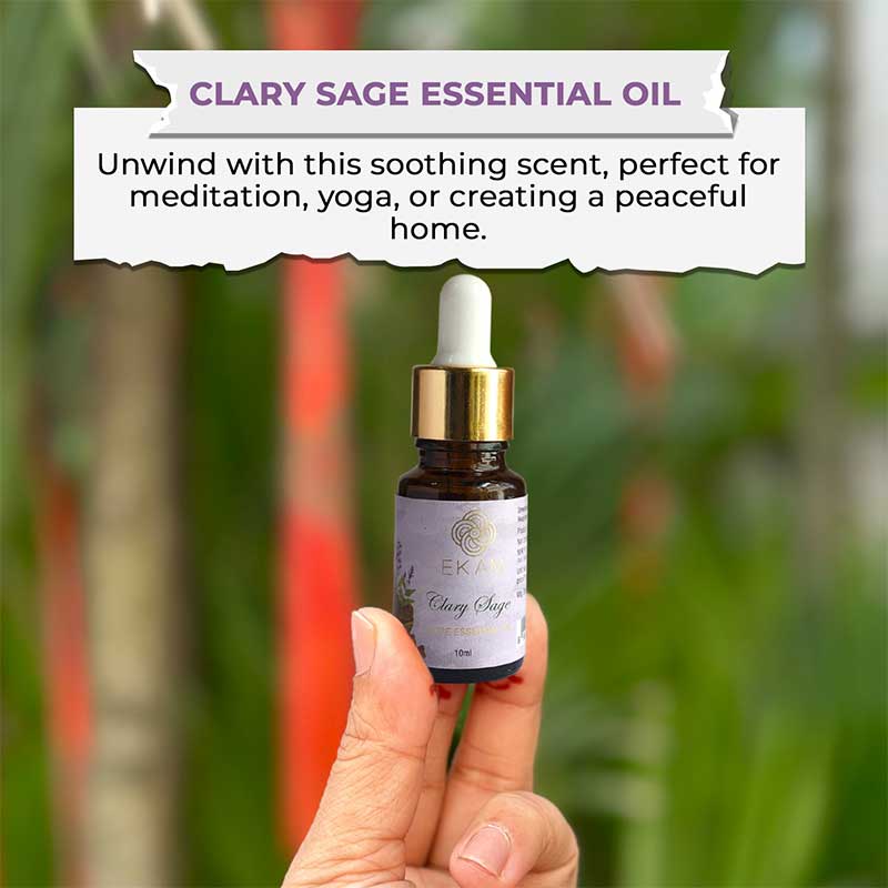Clary Sage Essential Oil, 10 ml - Image 3