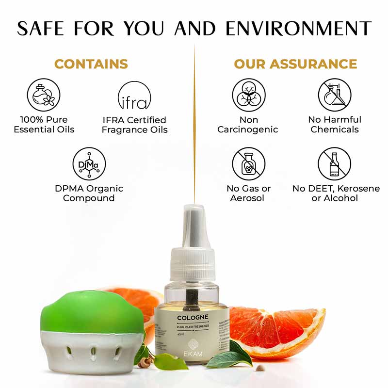 Cologne Scented Plug In Air Freshener Kit - Image 4