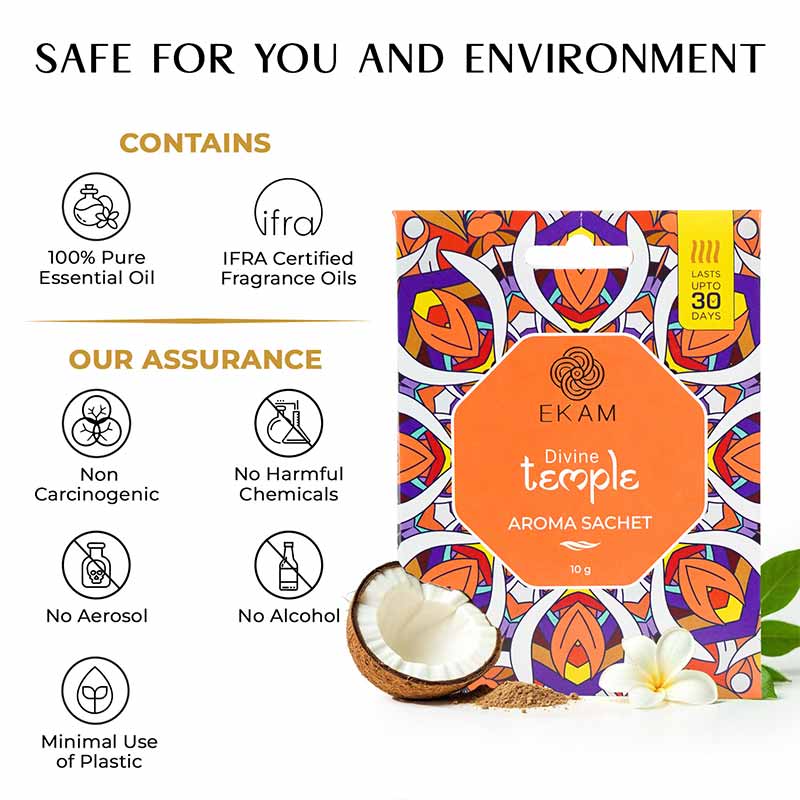 Combo Pack of 10 Divine Temple Scented Sachets - Image 8