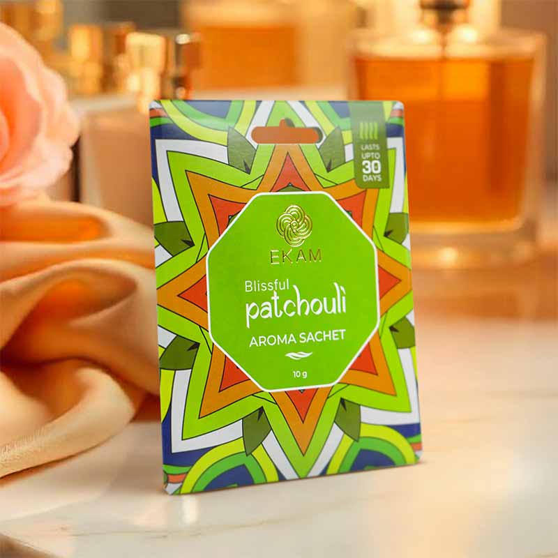 Combo Pack of 5 Blissful Patchouli Scented Sachets - Image 2
