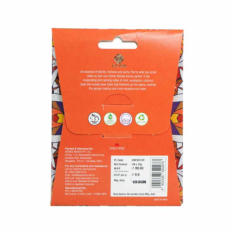 Combo Pack of 5 Divine Temple Scented Sachets - Image 12