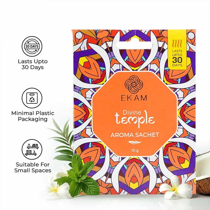 Combo Pack of 5 Divine Temple Scented Sachets - Image 3