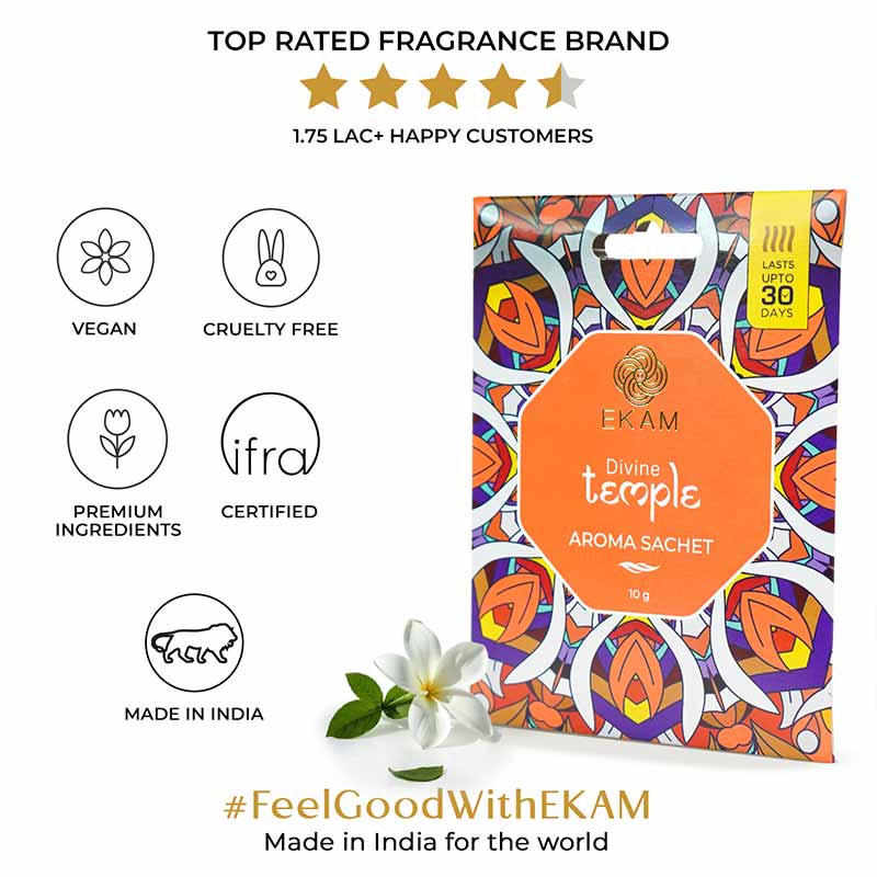 Combo Pack of 5 Divine Temple Scented Sachets - Image 9
