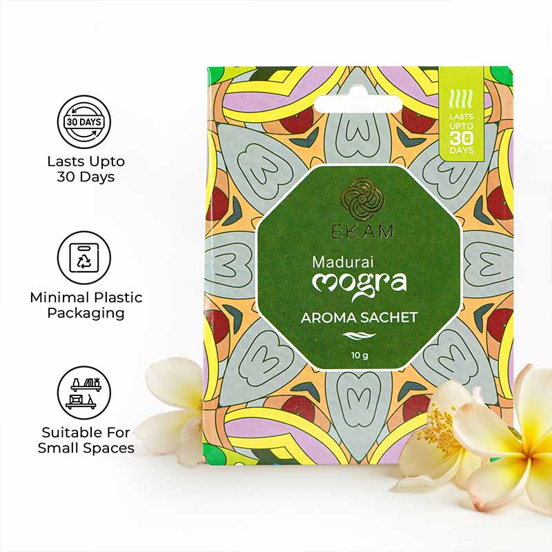 Combo Pack of 5 Madurai Mogra Scented Sachets - Image 3