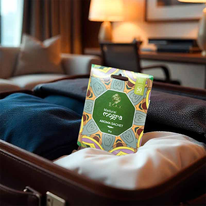 Combo Pack of 5 Madurai Mogra Scented Sachets - Image 5