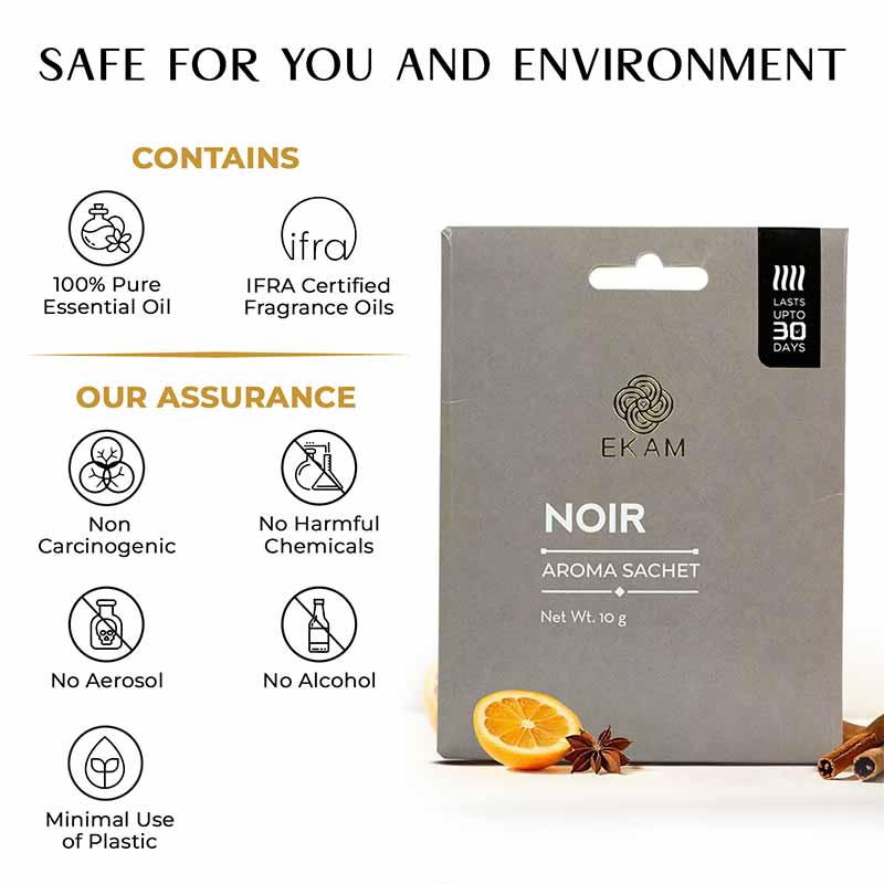 Combo Pack of 5 Noir Scented Sachets - Image 8