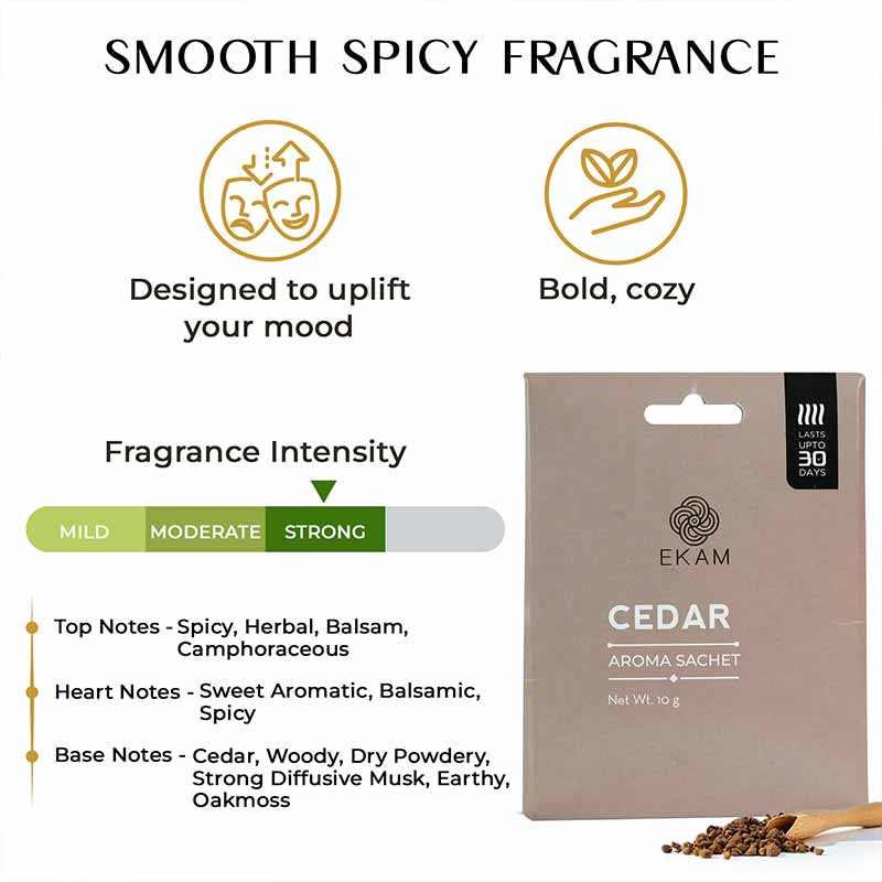 Combo Pack of 5 Cedar Scented Sachets - Image 6
