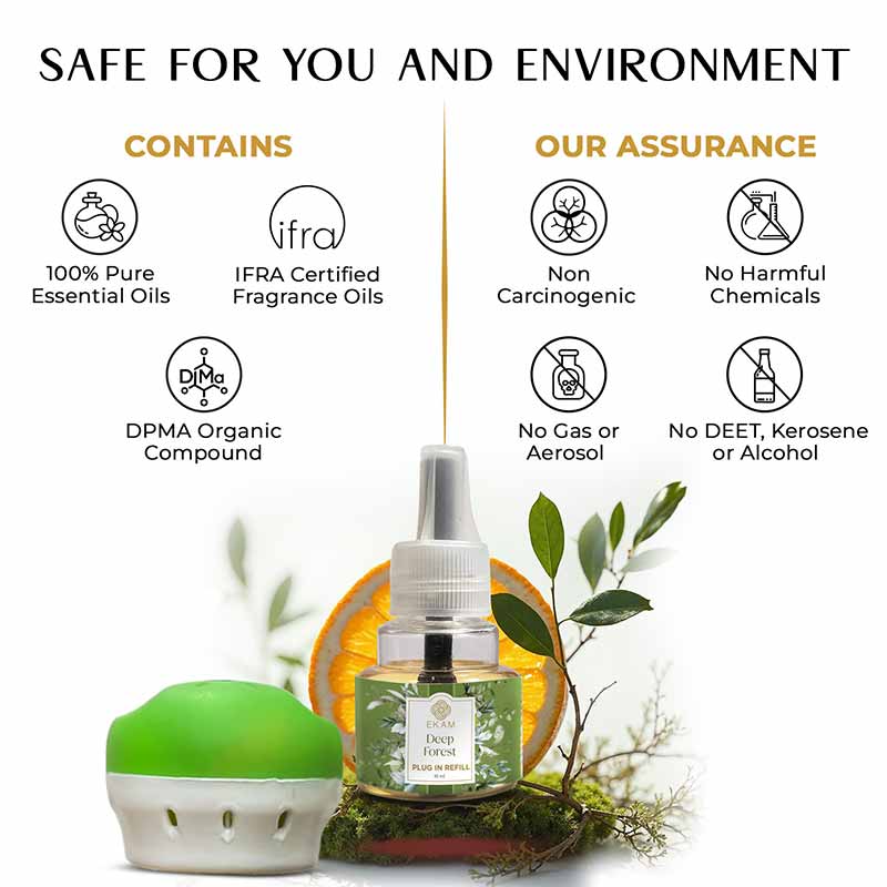 Deep Forest Scented Plug In Air Freshener Kit - Image 4