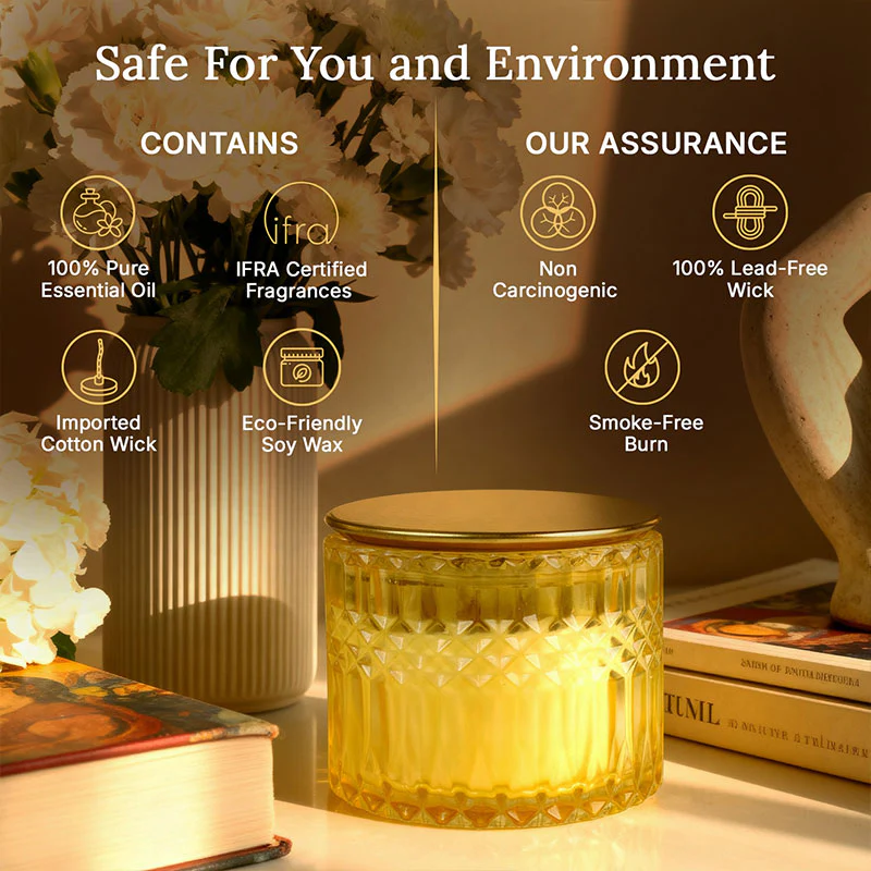 Divine Abhishekam 3 Wick Luxe Scented Candle - Image 8