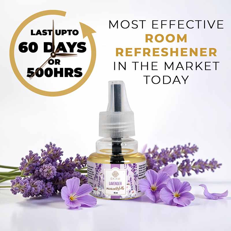 Floral Fragrance Scented Plugin Air Freshener Refill Pack of 3| 45ml Each - Image 2