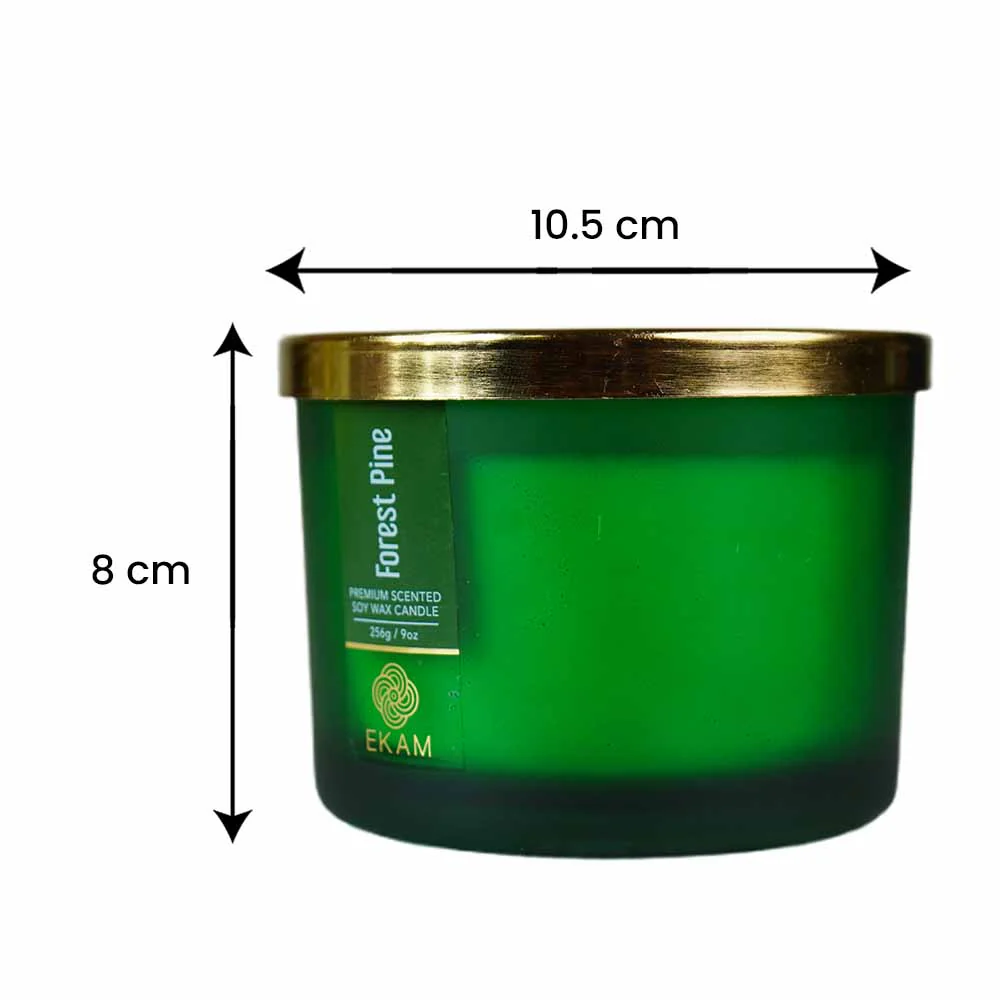 Forest Pine 3 Wick Scented Candle - Image 10