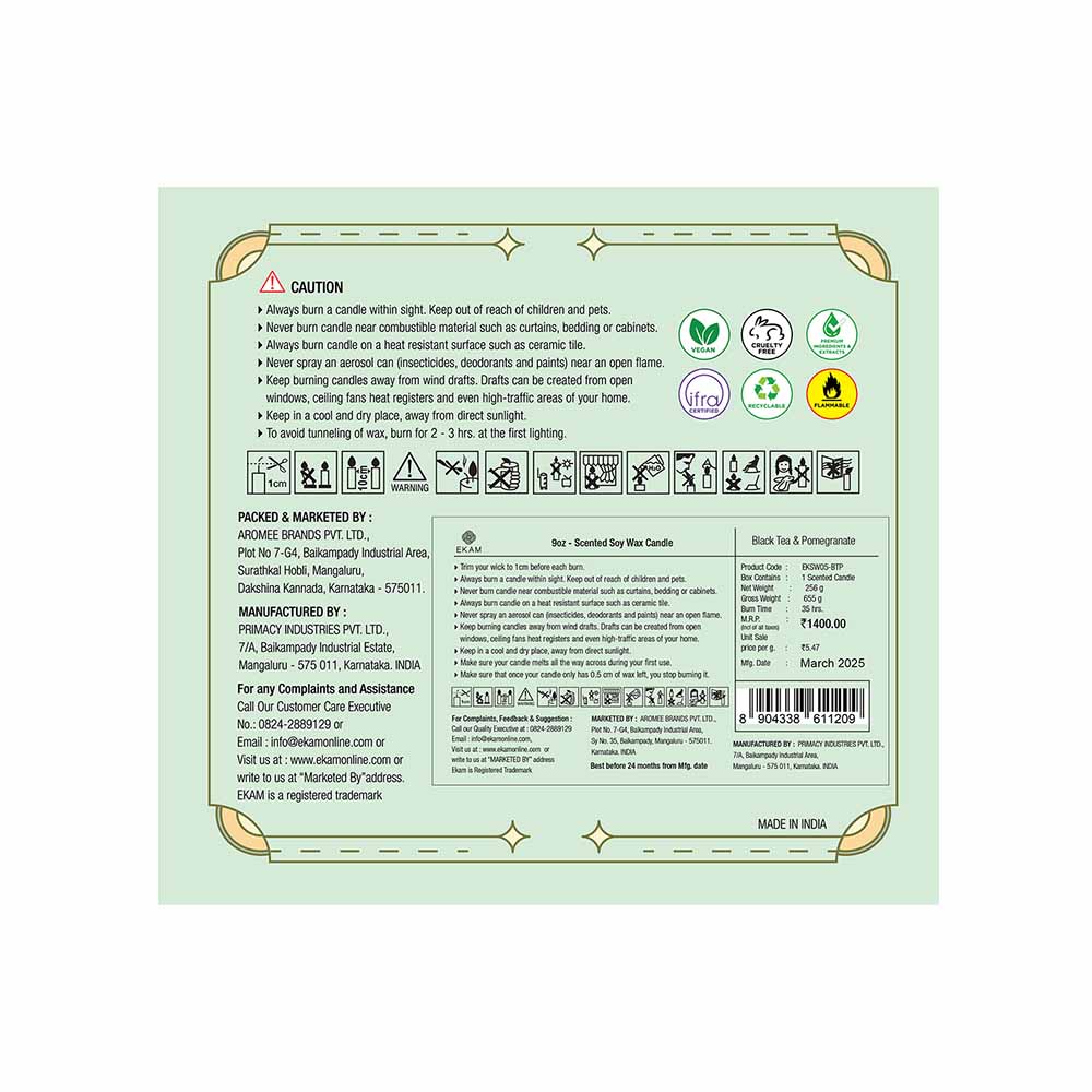Forest Pine 3 Wick Scented Candle - Image 12