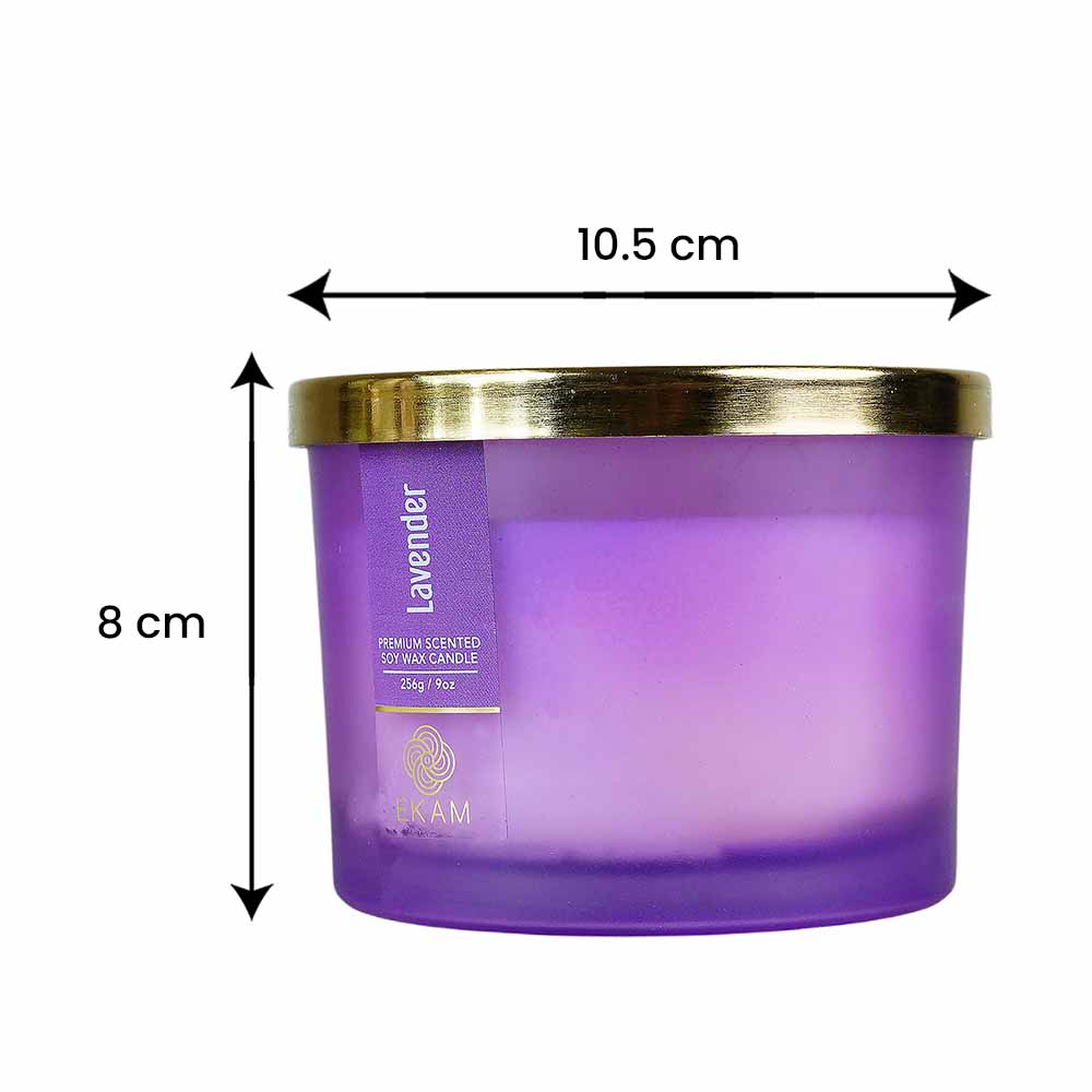 Lavender 3 Wick Scented Candle - Image 10