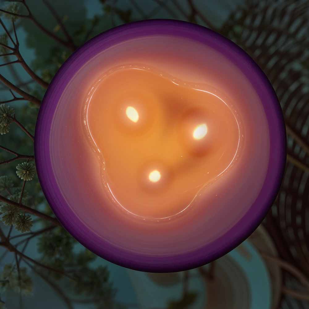 Lavender 3 Wick Scented Candle - Image 6