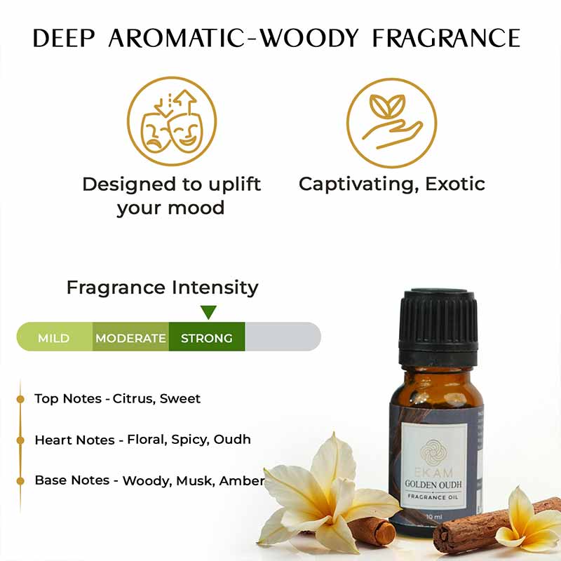 Golden Oudh Fragrance Oil, 10 ml - Image 4