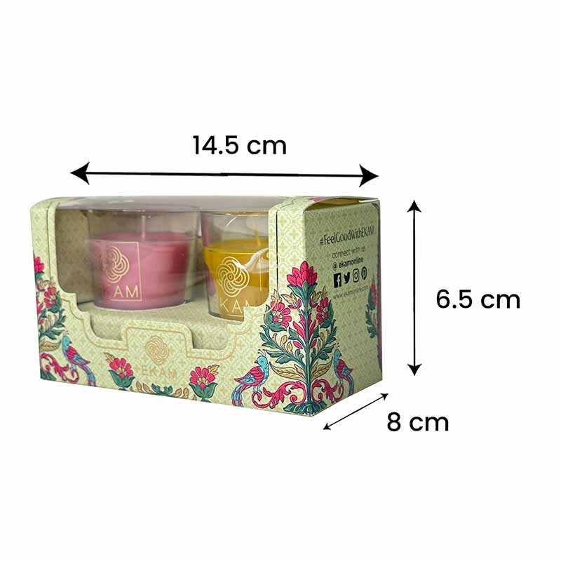 2 Pack Candle Gift Box |  Honey and Lemon & Clary Sage - Image 11