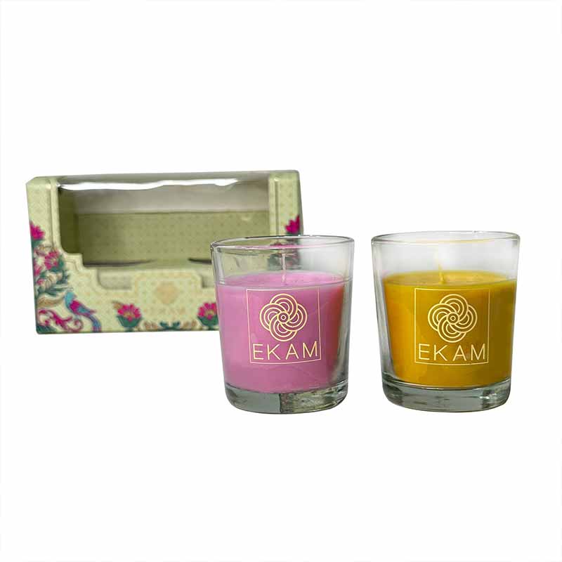 2 Pack Candle Gift Box |  Honey and Lemon & Clary Sage - Image 3