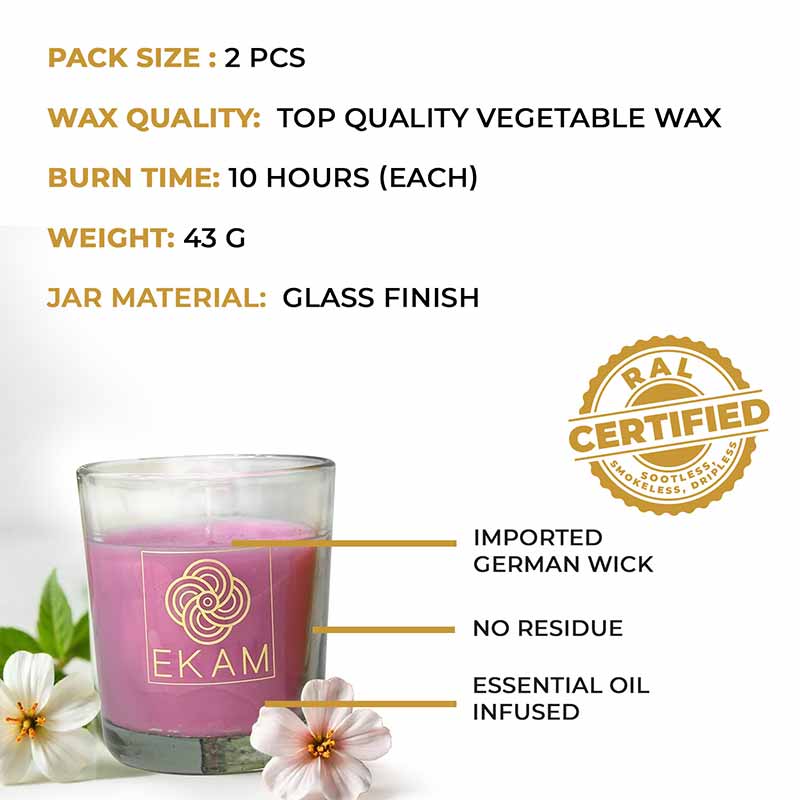 2 Pack Candle Gift Box |  Honey and Lemon & Clary Sage - Image 8