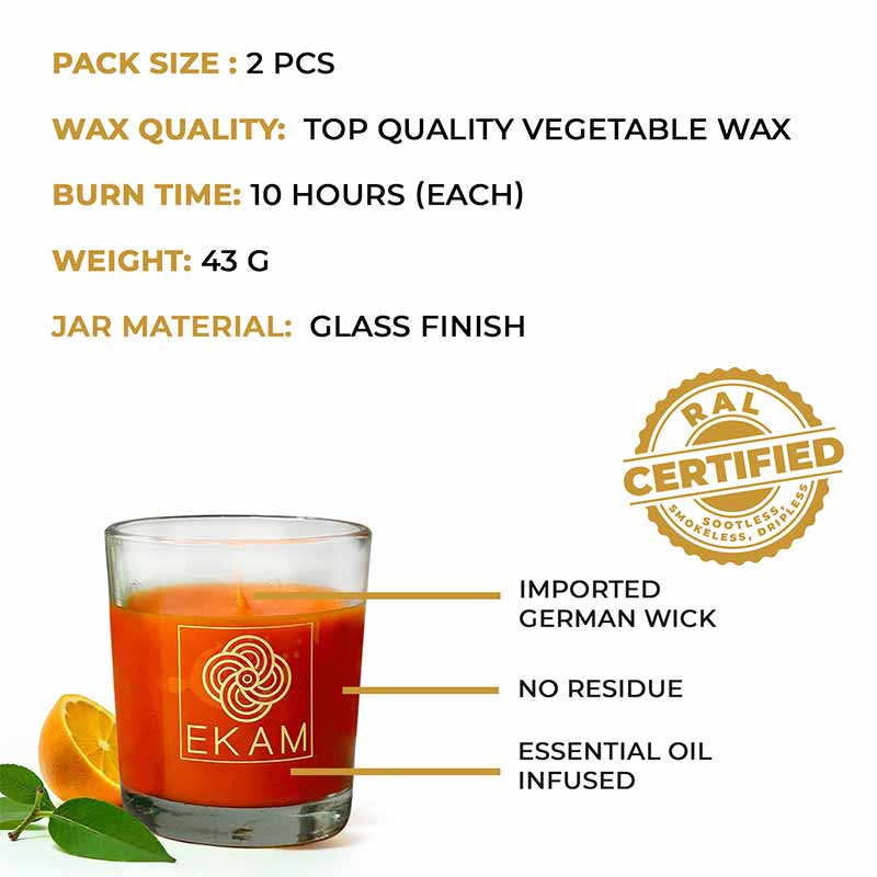 2 Pack Candle Gift Box |  Jasmine & Lime Mandarin - Image 8