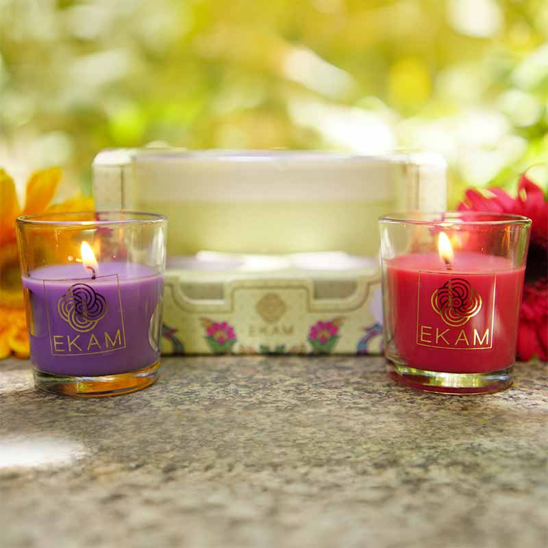 2 Pack Candle Gift Box |  Lavender & Rose - Image 4