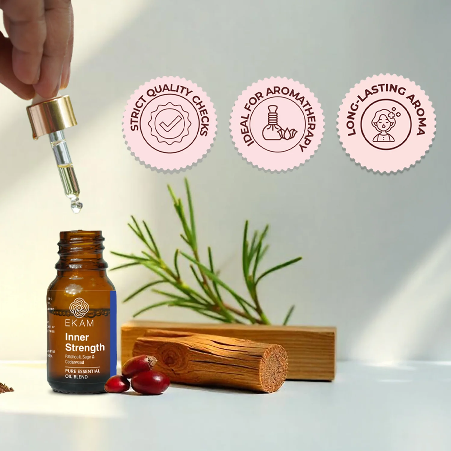 Inner Strength Pure Essential Oil Blend, Aromatherapy Series - Image 3