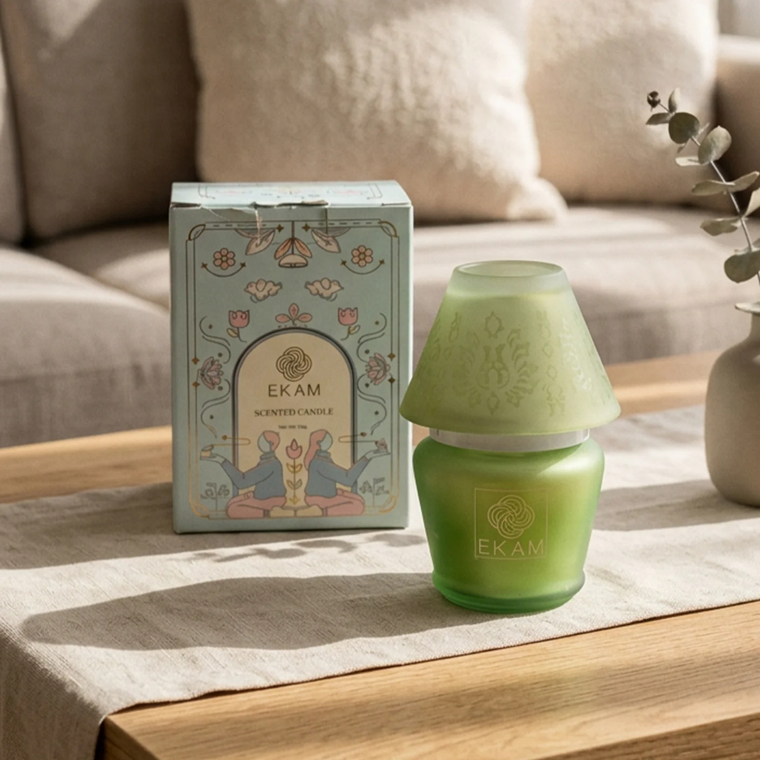 Jasmine Lampshade Scented Candle - Image 4