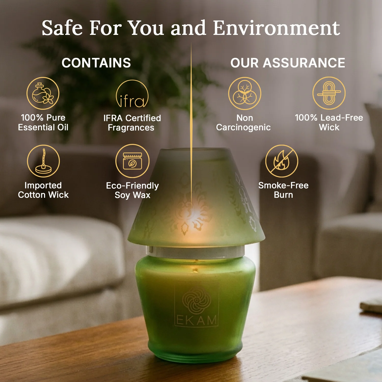 Jasmine Lampshade Scented Candle - Image 8