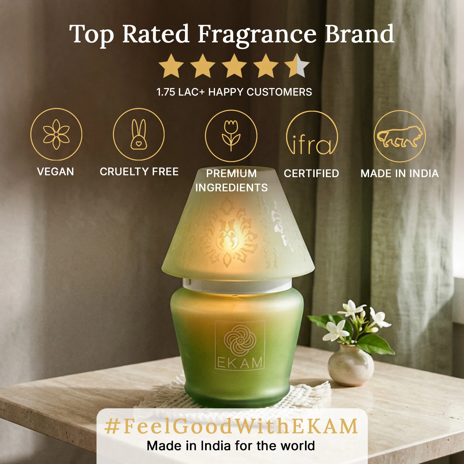 Jasmine Lampshade Scented Candle - Image 9