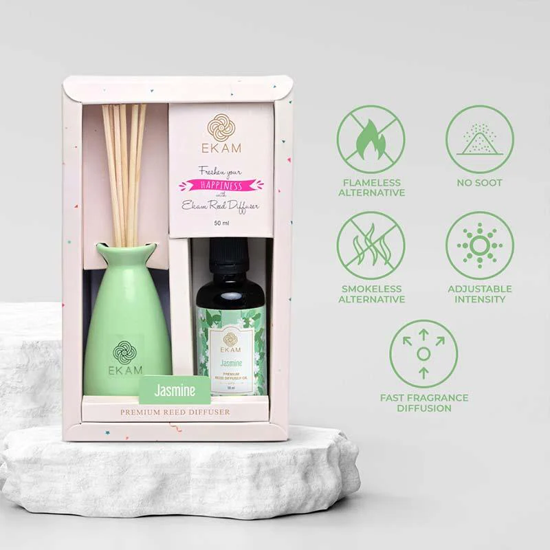 Jasmine Reed Diffuser Set - Image 6