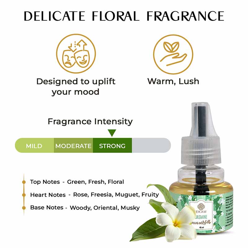 Jasmine Scented Air Freshener Plug-In Refill - 45 ML - Image 3