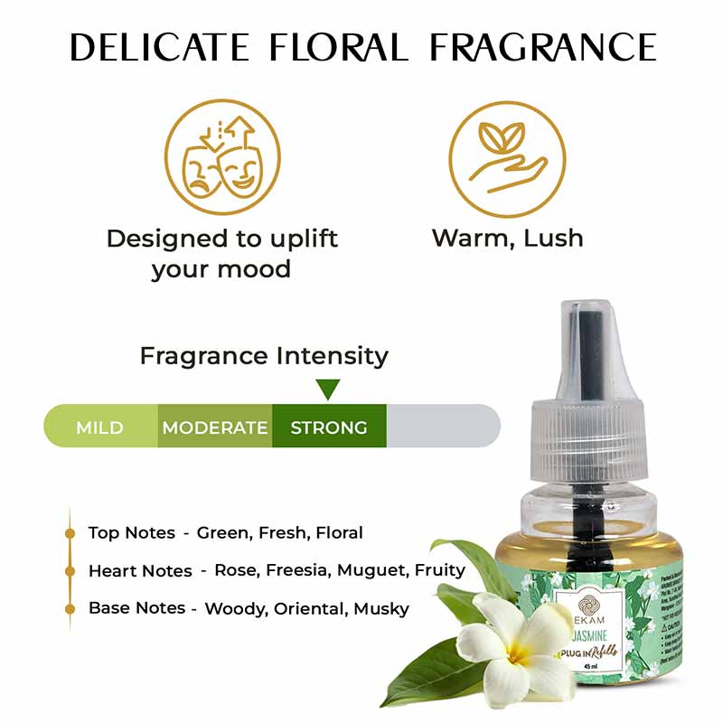 Jasmine Scented Plug In Air Freshener Kit - Image 3
