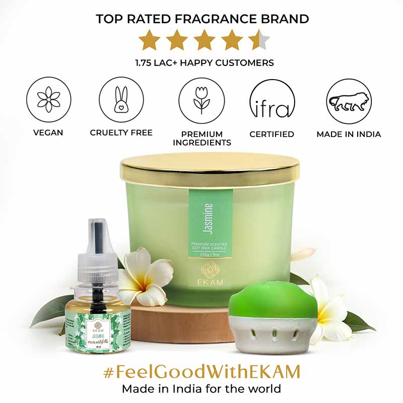 Jasmine Scented Plug In Air Freshener Kit - Image 8