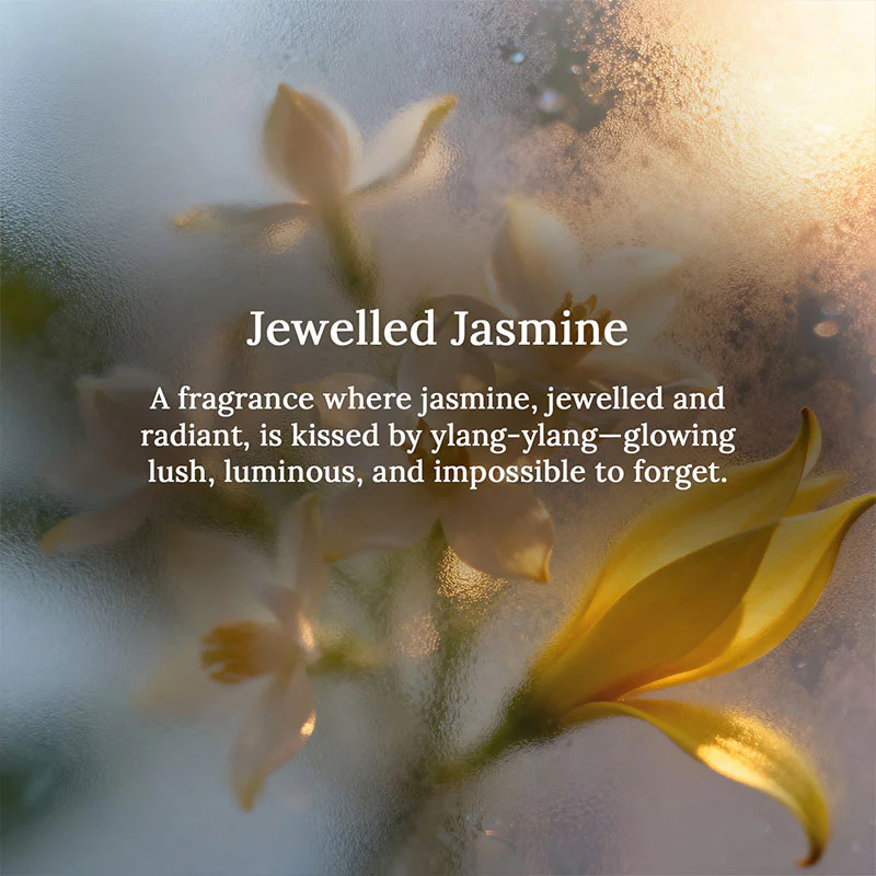 Jewelled Jasmine 3 Wick Luxe Scented Candle - Image 3