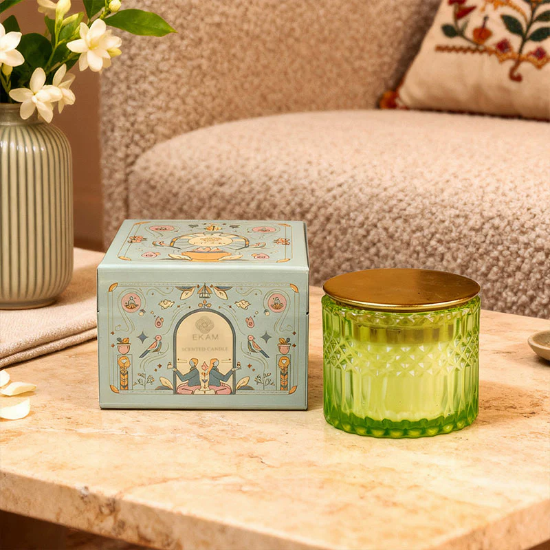 Jewelled Jasmine 3 Wick Luxe Scented Candle - Image 4