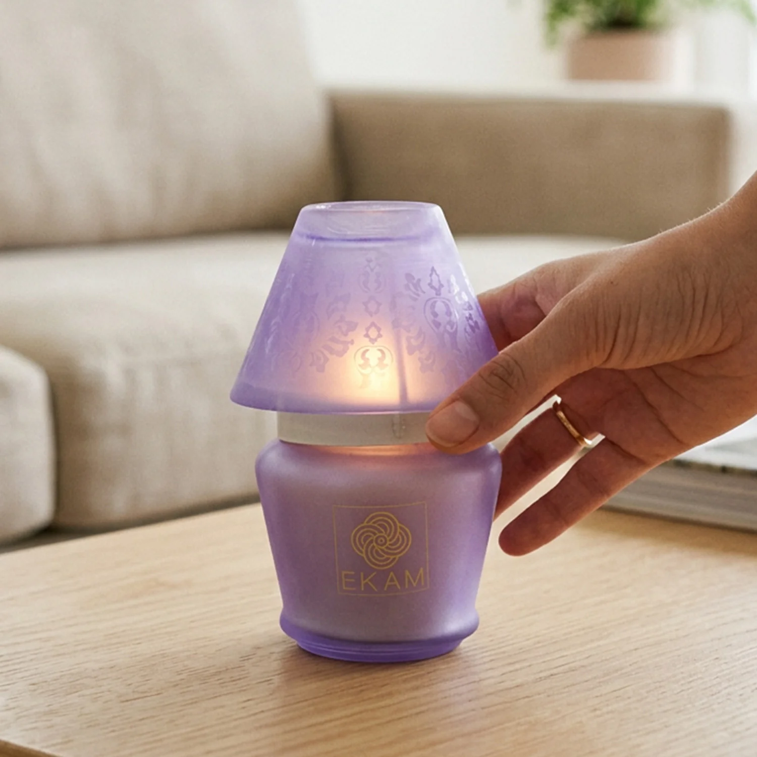 Lavender Lampshade Scented Candle - Image 5