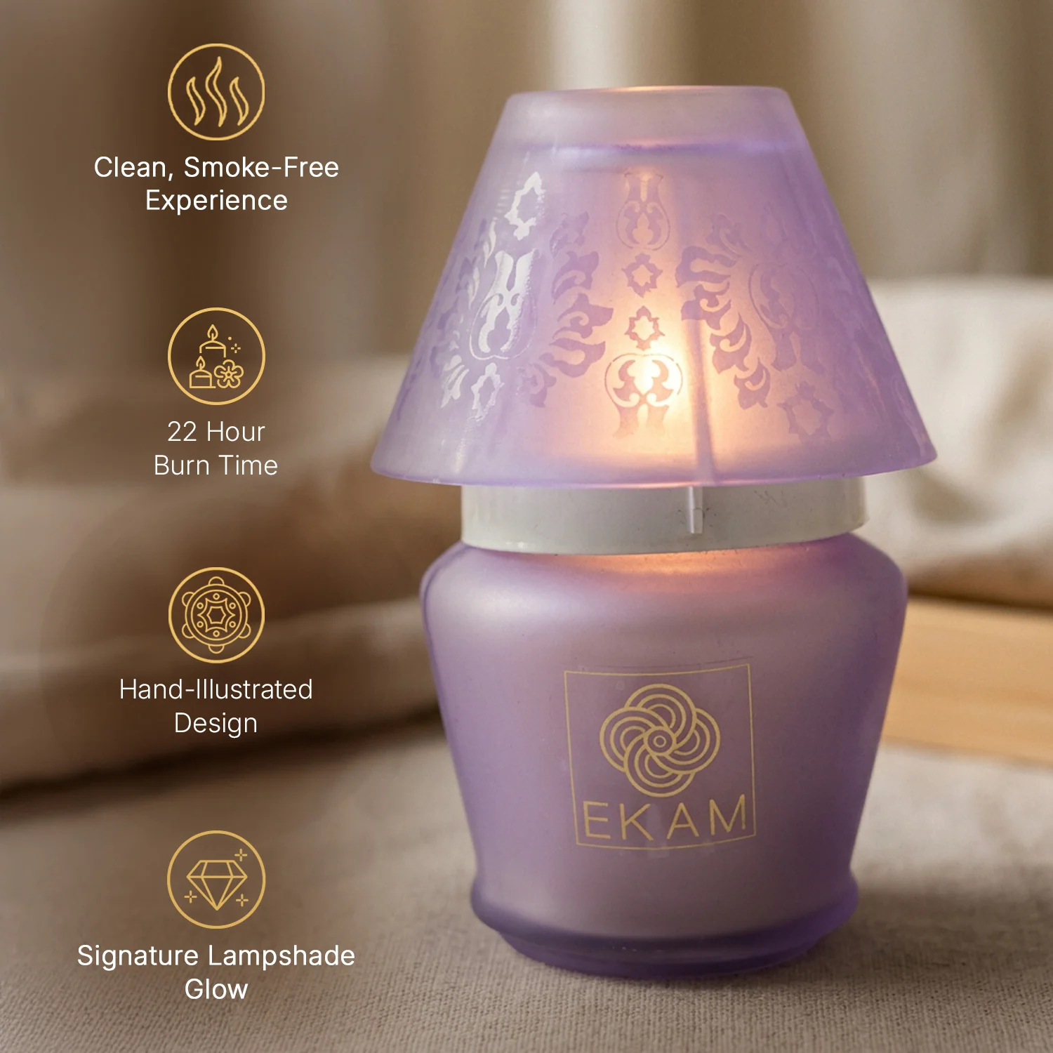 Lavender Lampshade Scented Candle - Image 6