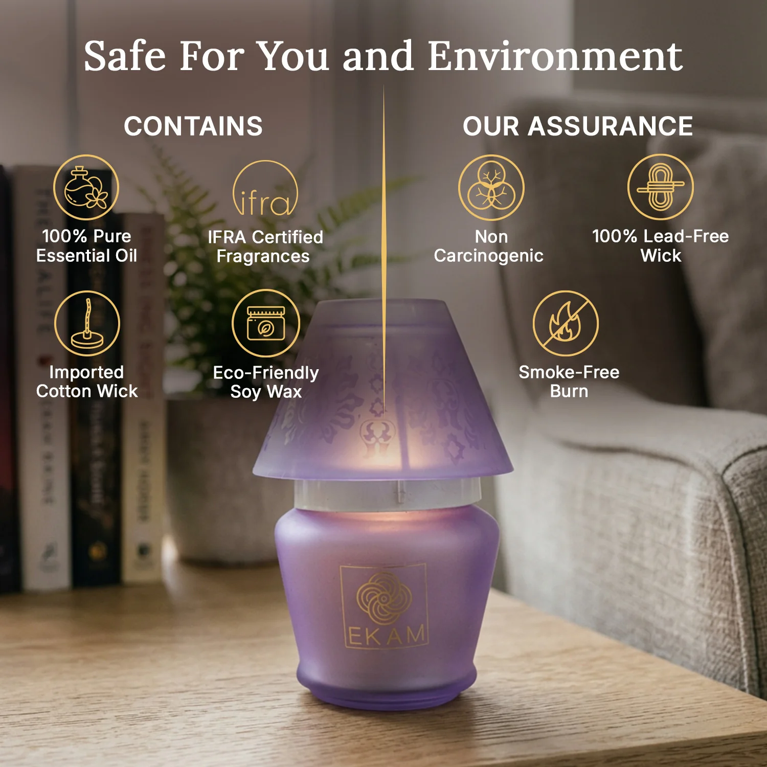 Lavender Lampshade Scented Candle - Image 8