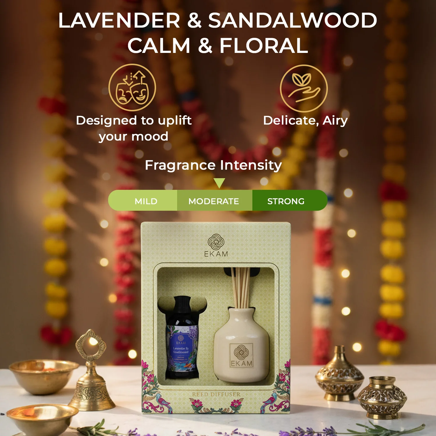 Lavender & Sandalwood Reed Diffuser Set - Image 6