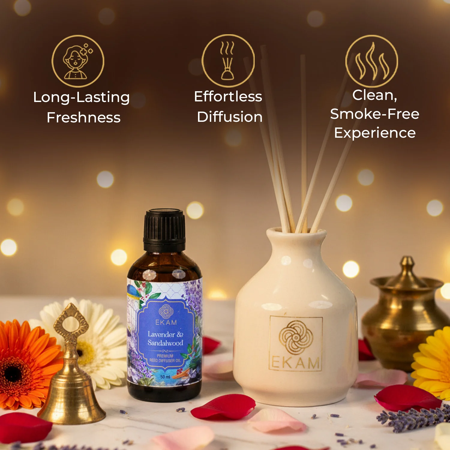 Lavender & Sandalwood Reed Diffuser Set - Image 7