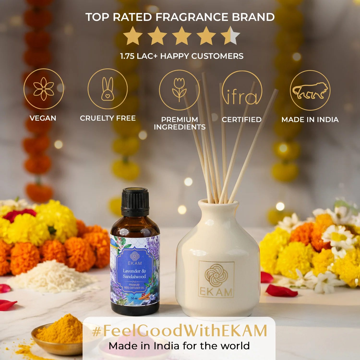 Lavender & Sandalwood Reed Diffuser Set - Image 8