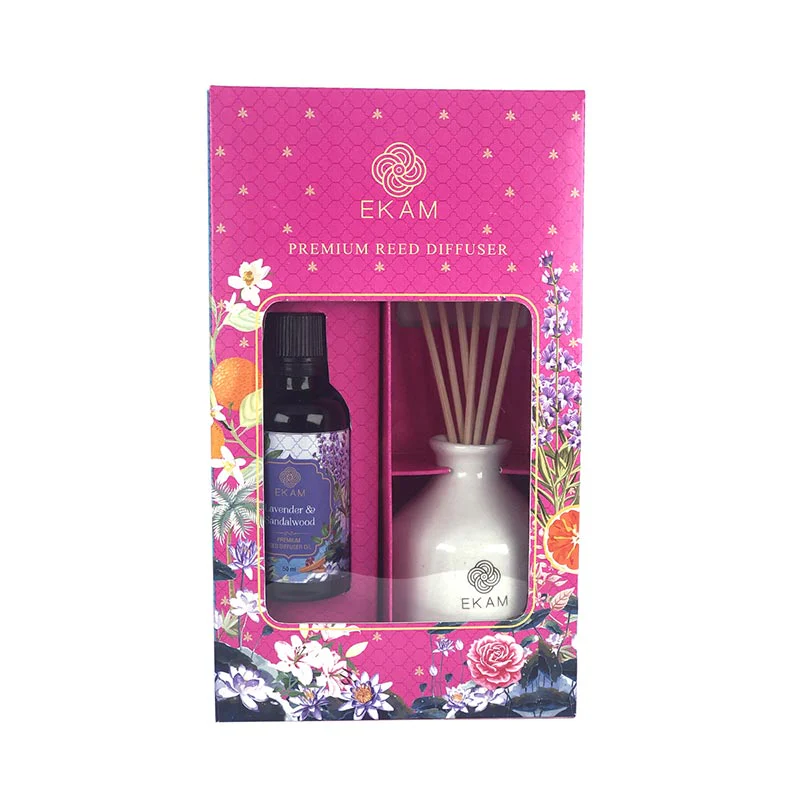 Lavender & Sandalwood Reed Diffuser Gift Set - Image 4