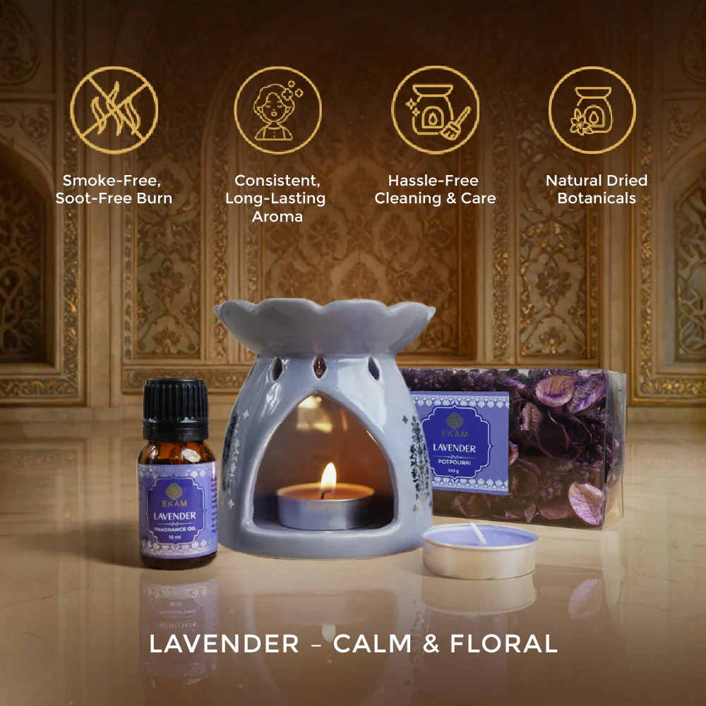Lavender Scented Fragrance Gift Set Box| Festive Sheesh Mahal Collection, 2025-26 - Image 5