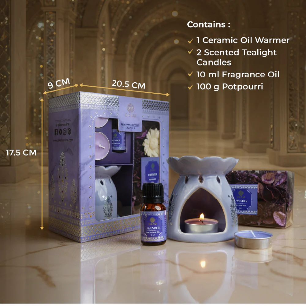 Lavender Scented Fragrance Gift Set Box| Festive Sheesh Mahal Collection, 2025-26 - Image 6